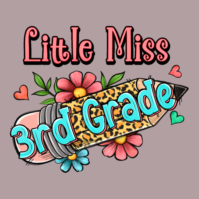 Little Miss Third Grade Vintage Hoodie by RanaPortraitStore | Teevron