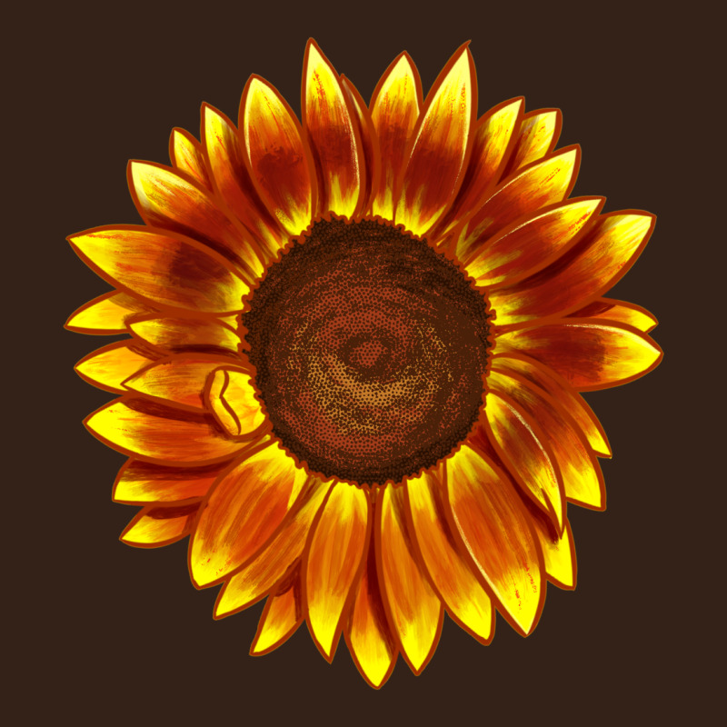 Tiger Eyes Sunflower Heavy Core Tee by LillyAllenDesigns | Teevron