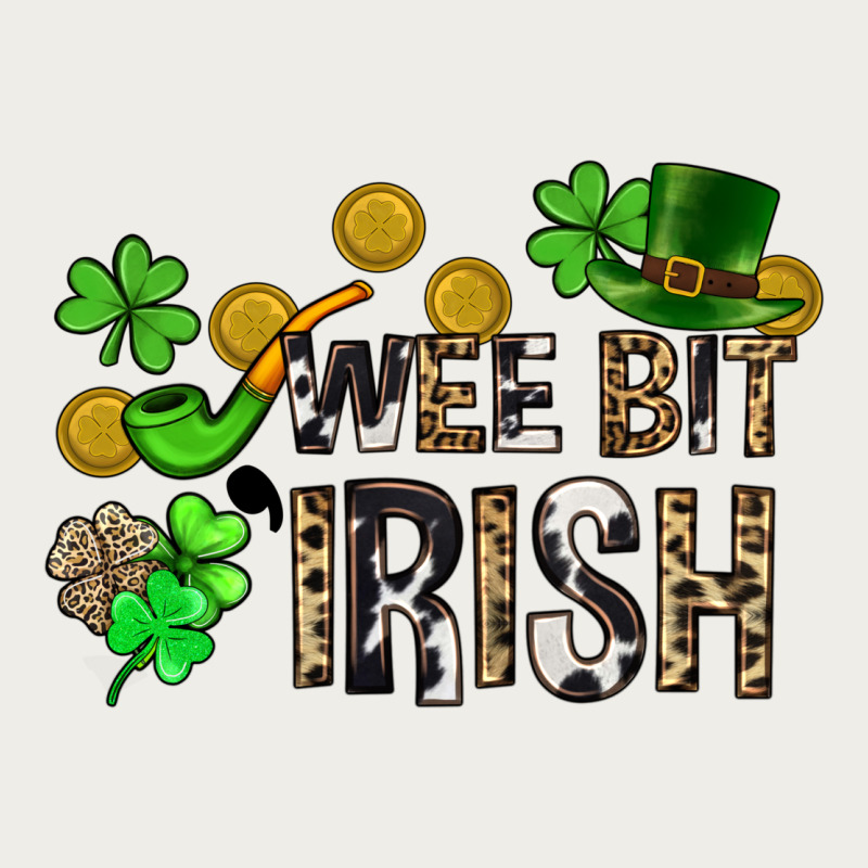 Wee Bit O' Irish St. Patrick's Zipper Hoodie by CowGirlArtShop | Teevron