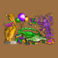 Mardi Gras Pelican Alligator And Crawfish Vintage Tee | Teevron