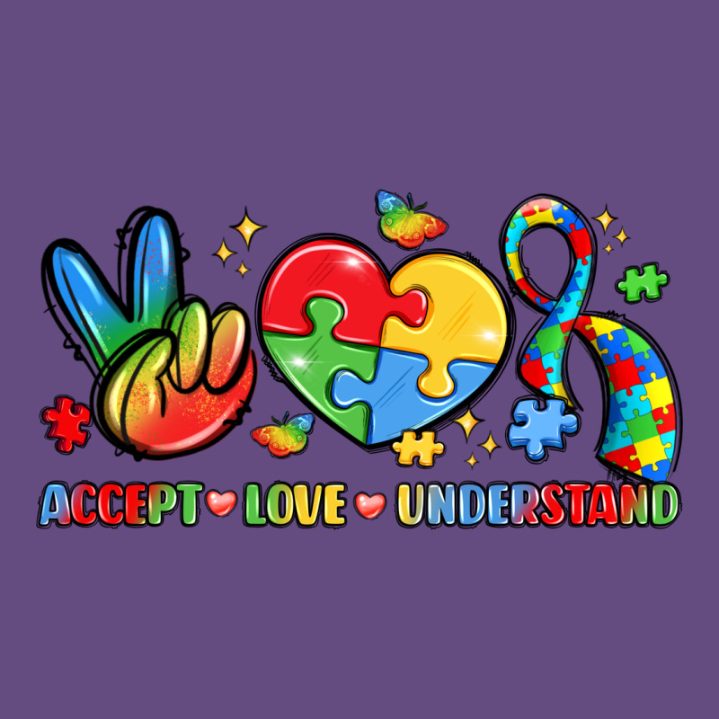 Accept Love Understand Vintage Hoodie by LillyAllenDesigns | Teevron