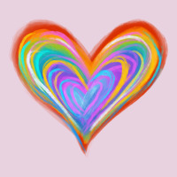 Watercolor Pride Heart Ladies Tee | Teevron