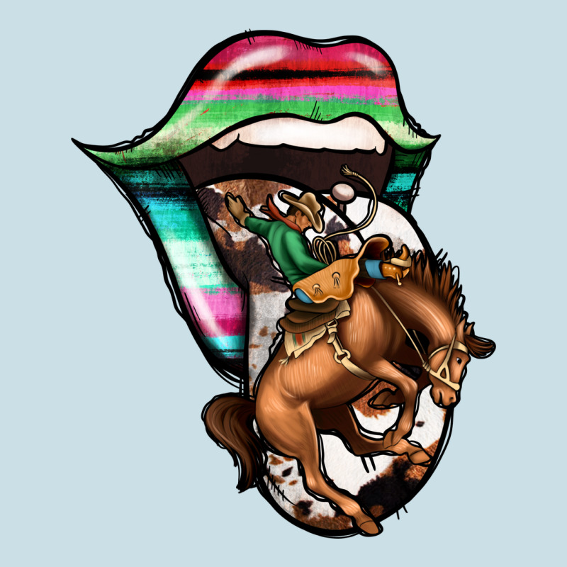 Serape Cowboy Tongue Ladies Tee by Jasminsmagicworld | Teevron