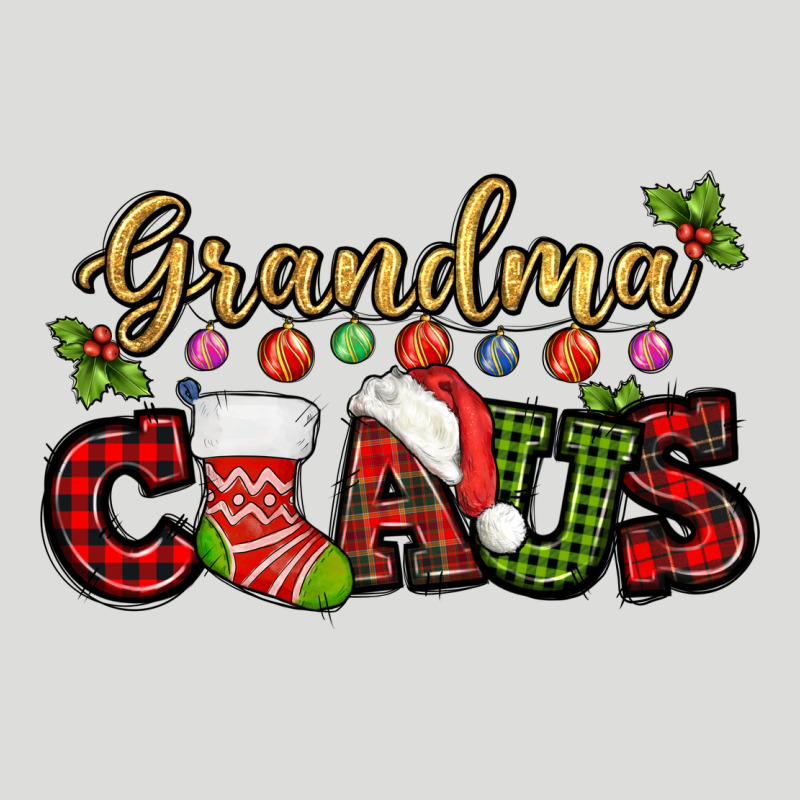 Grandma Claus With Christmas Gift Sock Mother's Zipper Hoodie by HowdyJamesFarm | Teevron