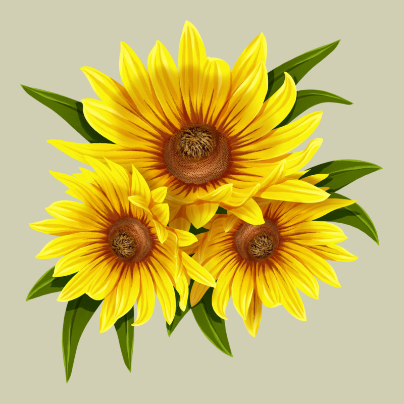 Maximillian Perennial Sunflower Heavy Core Tee by LillyAllenDesigns | Teevron