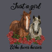 Just A Girl Who Loves Horses No Background Vintage Hoodie | Teevron
