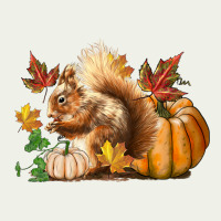 Fall Squirrel Urban Heavy Tee | Teevron