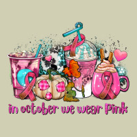 Western Cancer  In October We Wear Pink Coffee Cups With Ribbons Heavy Core Tee | Teevron