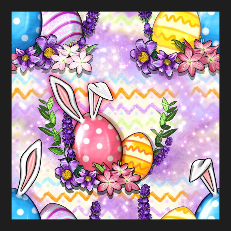 Easter Eggs With Flowers Seamless Pattern Heavyweight Hoodie by BundleAndBundleShop | Teevron