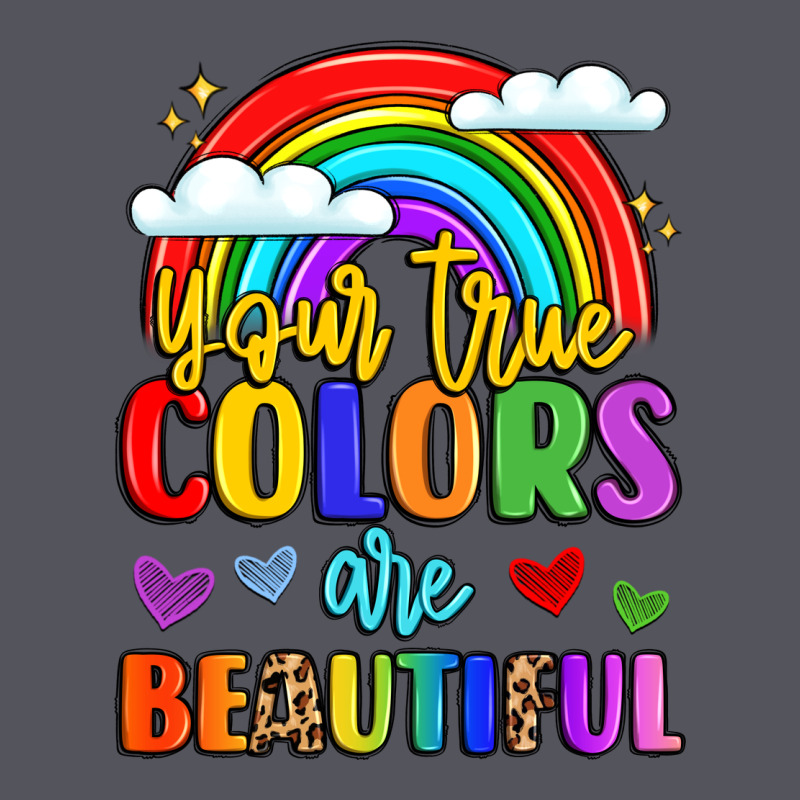 Name Vibrant Positivity Rainbow Art Vintage Hoodie by LillyAllenDesigns | Teevron