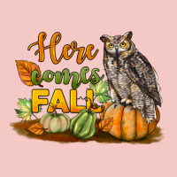 Here Comes Fall Owl Urban Heavy Tee | Teevron
