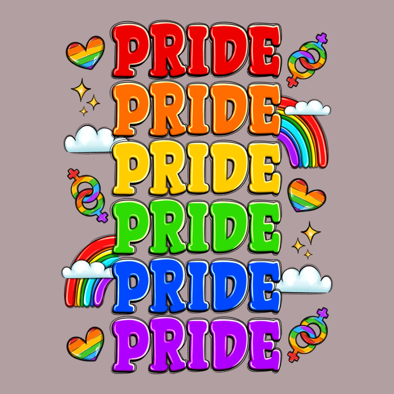 Rainbow Pride Celebration Vintage Hoodie by LillyAllenDesigns | Teevron