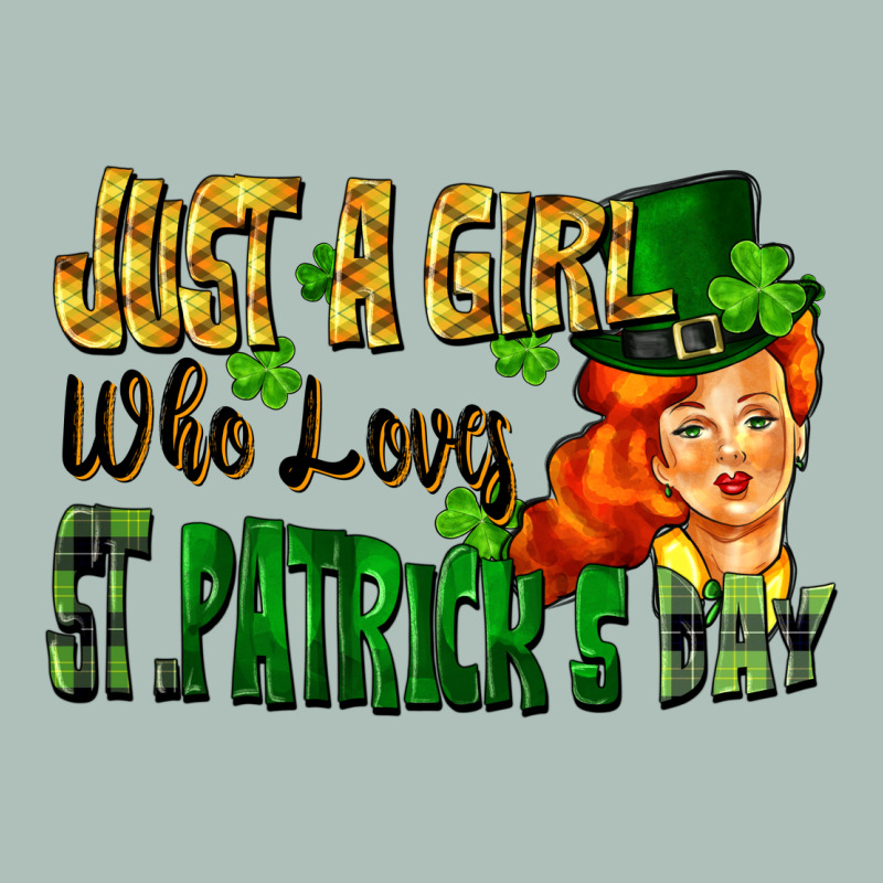 Just A Girl Who Loves St. Patrick's Day Heavyweight Hoodie by FaDigitalArtStudio | Teevron