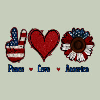 Peace Love America Ladies Tee | Teevron