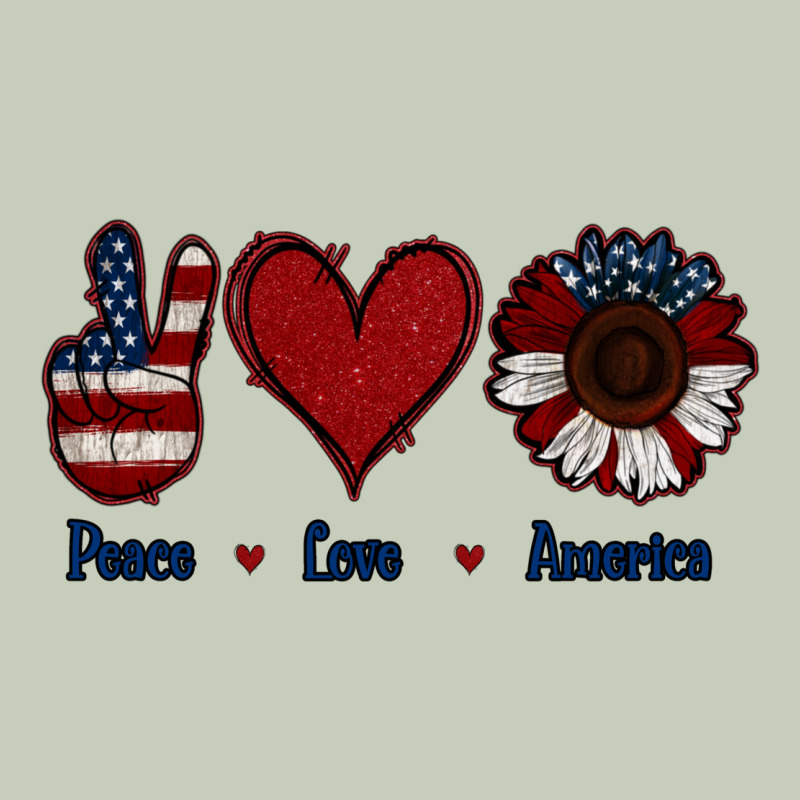 Peace Love America Ladies Tee by Jasminsmagicworld | Teevron