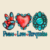 Peace Love Turquoise Ladies Tee | Teevron