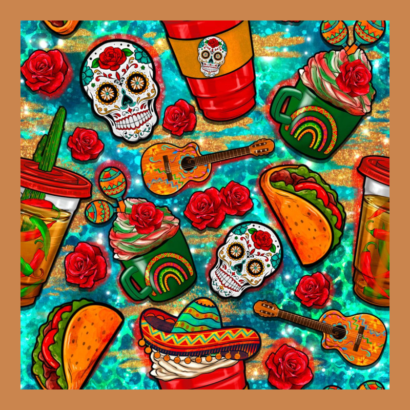 Hispanic Heritage Month Coffee Cups And Taco With Glitter And Leopard  Heavyweight Hoodie by BundleAndBundleShop | Teevron