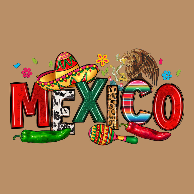 Colorful Mexico Collage Vintage Hoodie by LillyAllenDesigns | Teevron