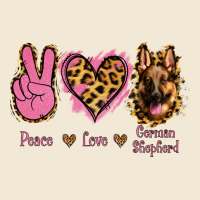 Peace Love German Shepherd Ladies Tee | Teevron