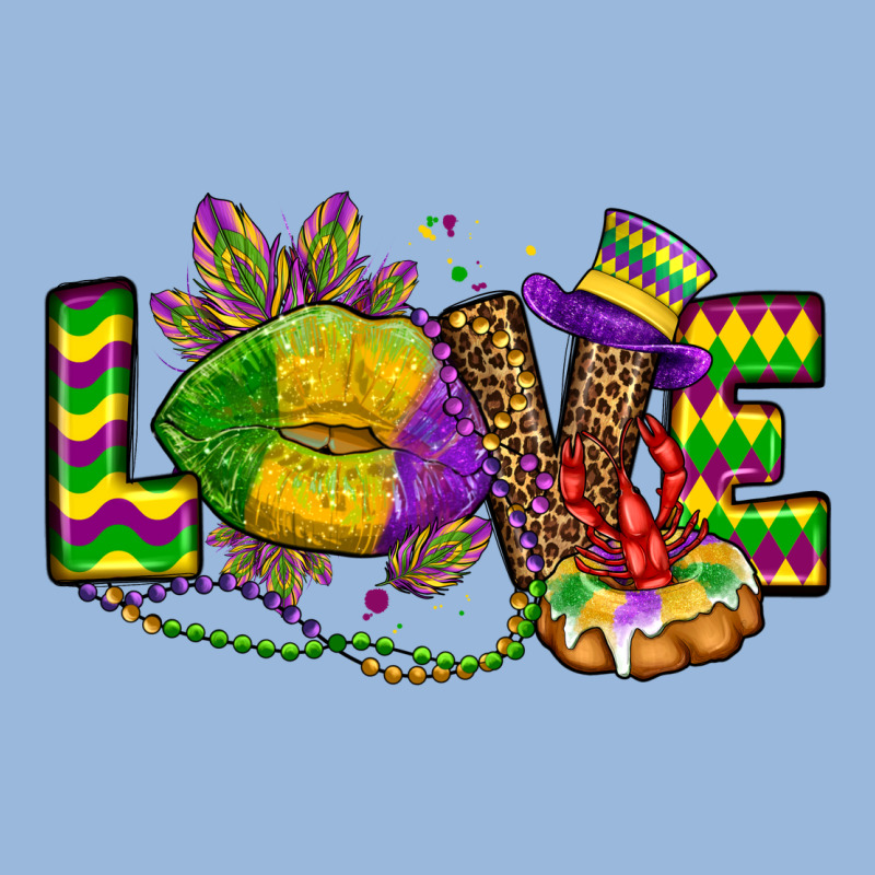 Love Lips Mardi Gras Premium Hoodie by OliviaCreatesArt | Teevron
