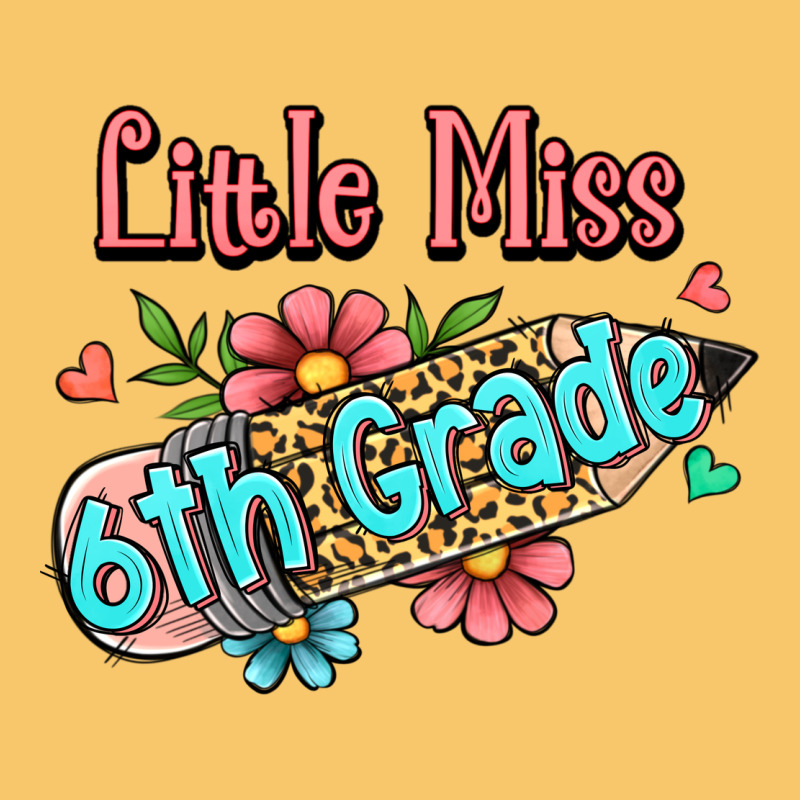 Little Miss Sixth Grade Vintage Hoodie by RanaPortraitStore | Teevron