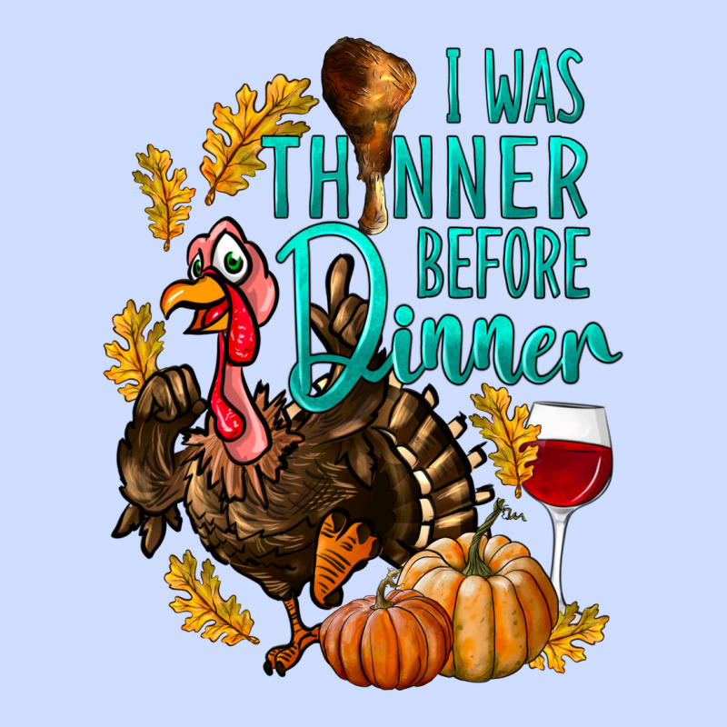 I Was Thinner Before Dinner Turkey Thanksgiving Urban Heavy Tee by LillyAllenDesigns | Teevron