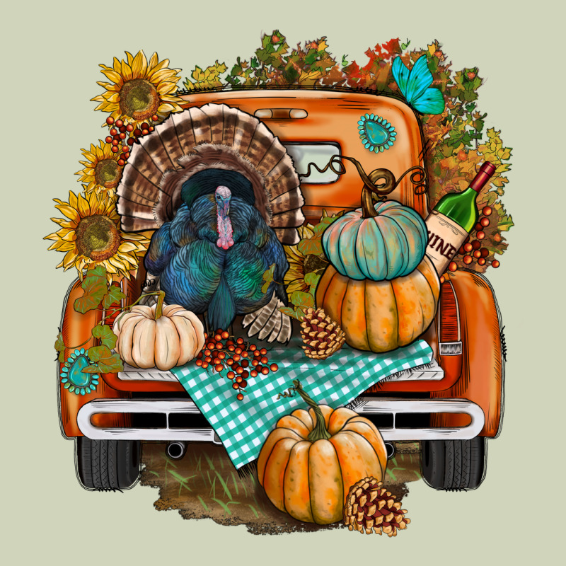 Thanksgiving Truck Bbs Heavyweight Hoodie by BundleAndBundleShop | Teevron