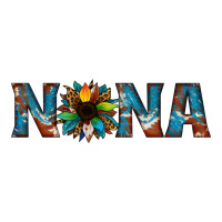 Nana Cowhide Sunflower Ladies Tee | Teevron