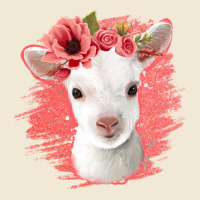 Floral Baby Goat Ladies Tee | Teevron