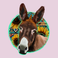 Aztec Backsground Donkey Ladies Tee | Teevron
