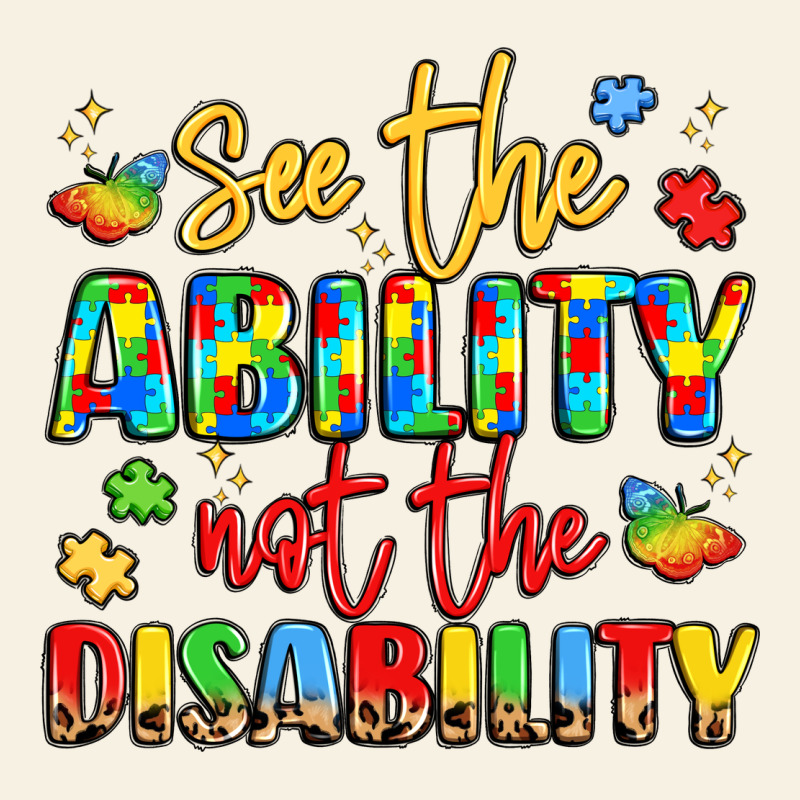 See The Ability Not The Disability Vintage Tee by LillyAllenDesigns | Teevron