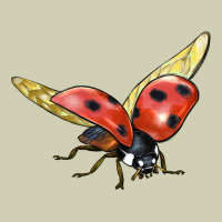 Ladybug Flying Heavy Core Tee | Teevron