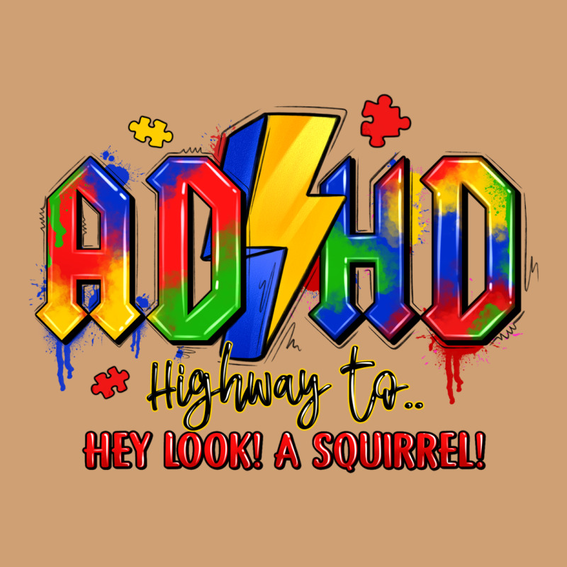 Adhd Awareness Vintage Tee by LillyAllenDesigns | Teevron