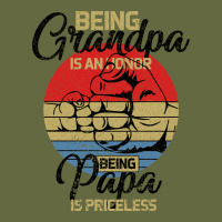 Being Grandpa İs An Honor Being Papa İs Priceless Long Sleeve Tee | Teevron