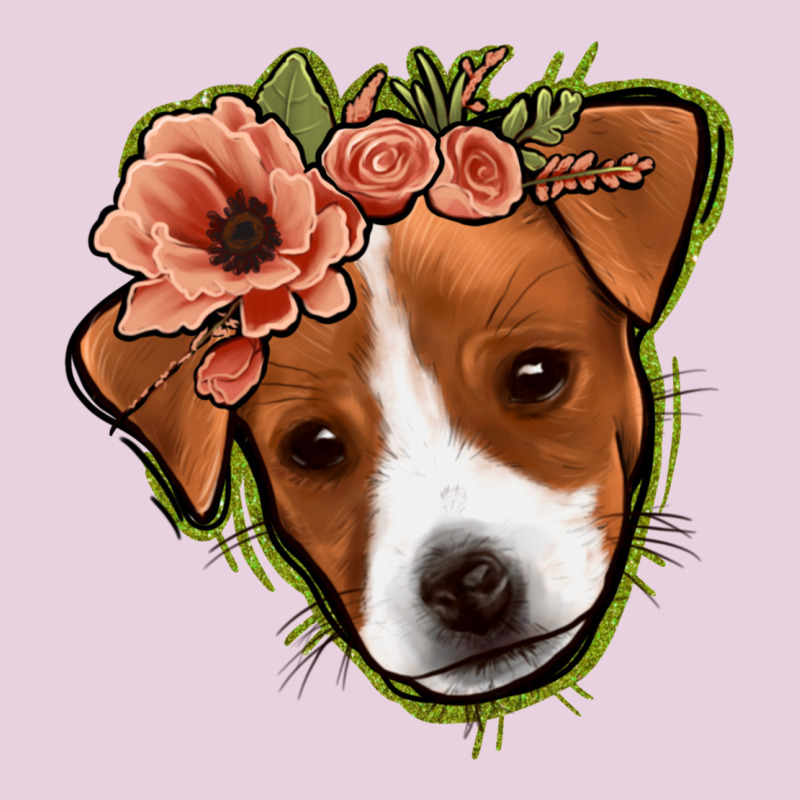 Jack Russel Floral Ladies Tee by Jasminsmagicworld | Teevron