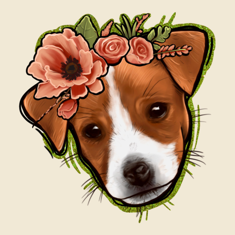 Jack Russel Floral Ladies Tee by Jasminsmagicworld | Teevron