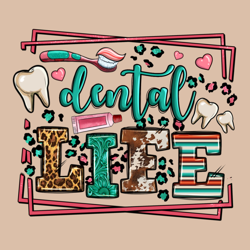 Dental Life Leopard Frame Urban Heavy Tee by LillyAllenDesigns | Teevron