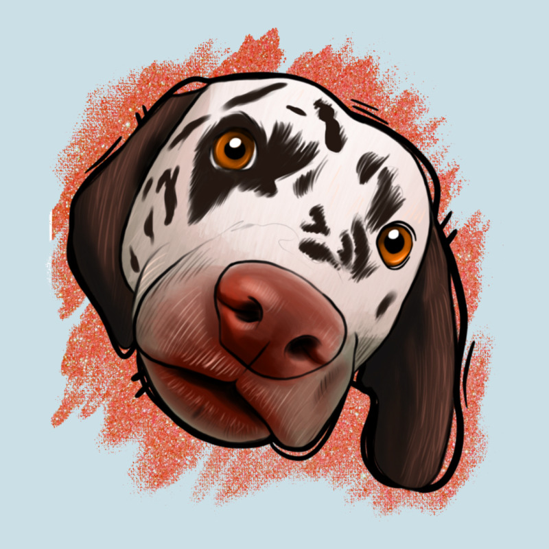 Dalmatians Peach Glitter Background Ladies Tee by Jasminsmagicworld | Teevron