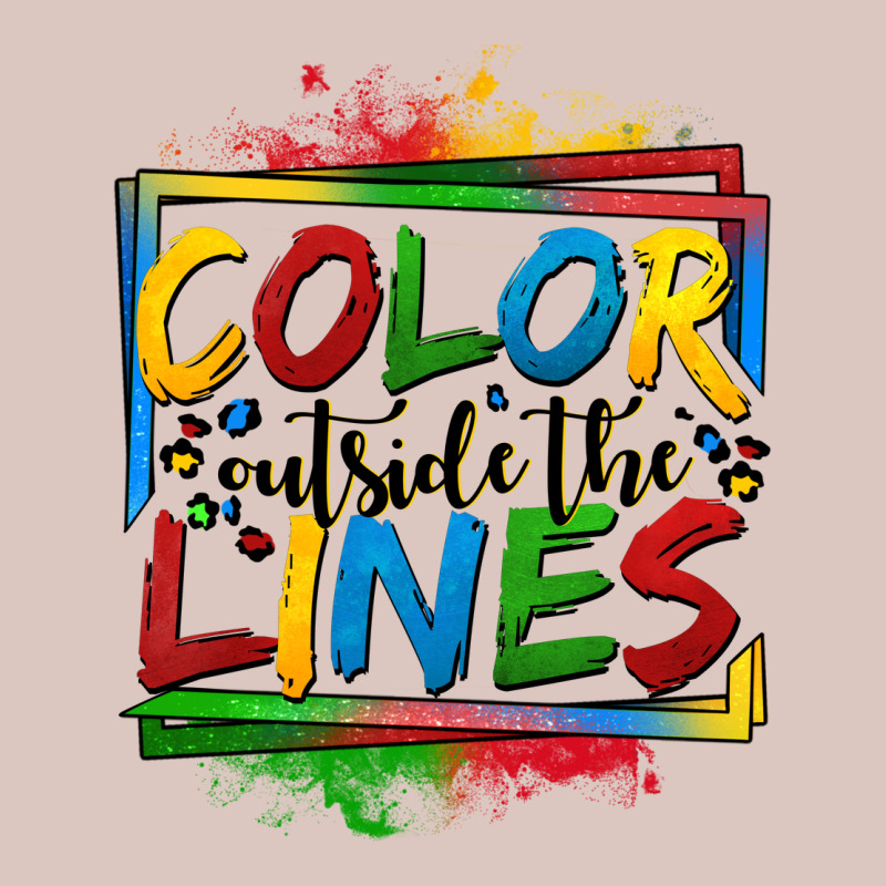 Color Outside The Lines Autism Premium Hoodie by OliviaCreatesArt | Teevron