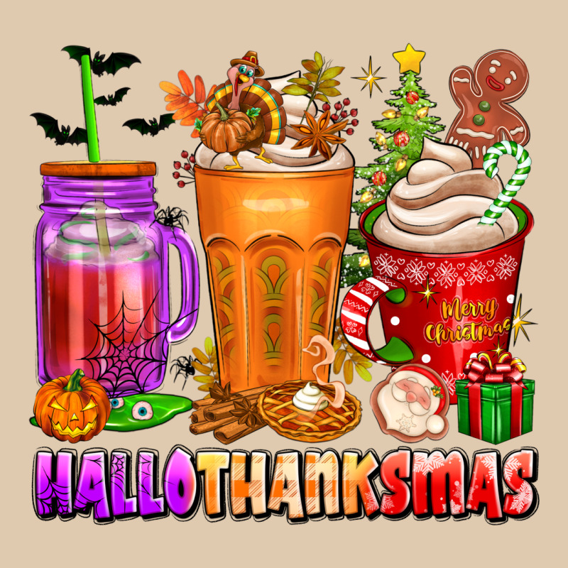 Hallothanksmas Coffee Cups Heavyweight Sweatshirt by texasbilliewilder | Teevron
