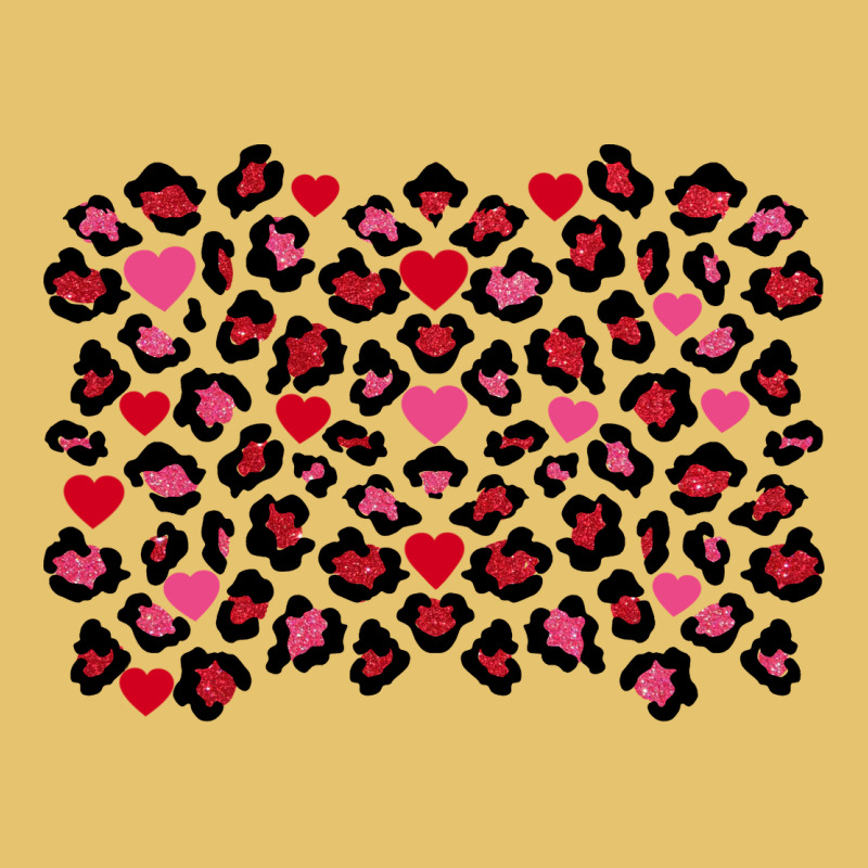 Valentines Day Leopard And Heart Background Premium Sweatshirt by FaDigitalArtStudio | Teevron