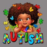 Autism Afro Girl Vintage Tee | Teevron