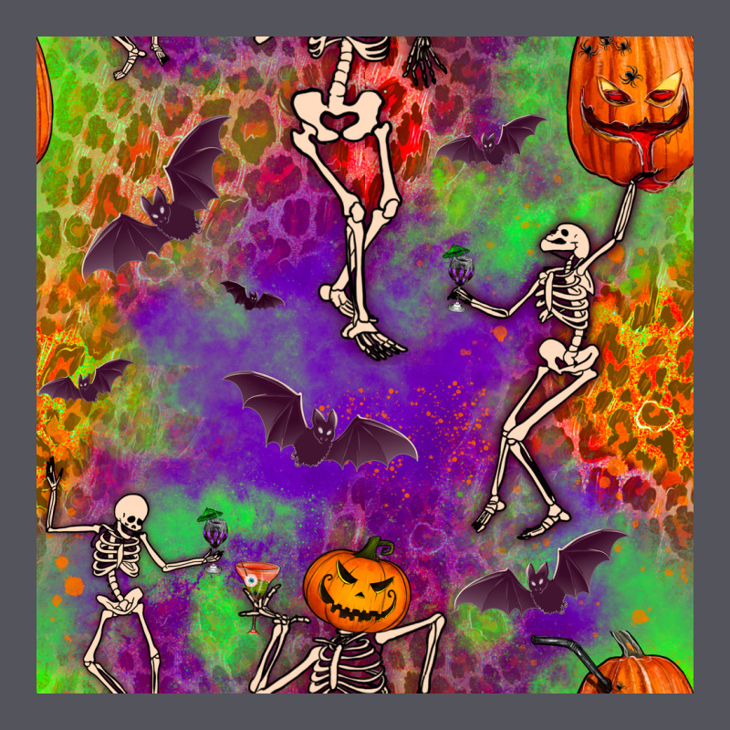 Halloween Party Seamless Pattern Vintage Hoodie by BundleAndBundleShop | Teevron