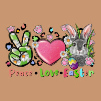 Peace Love Easter Bunny Heavyweight Hoodie | Teevron