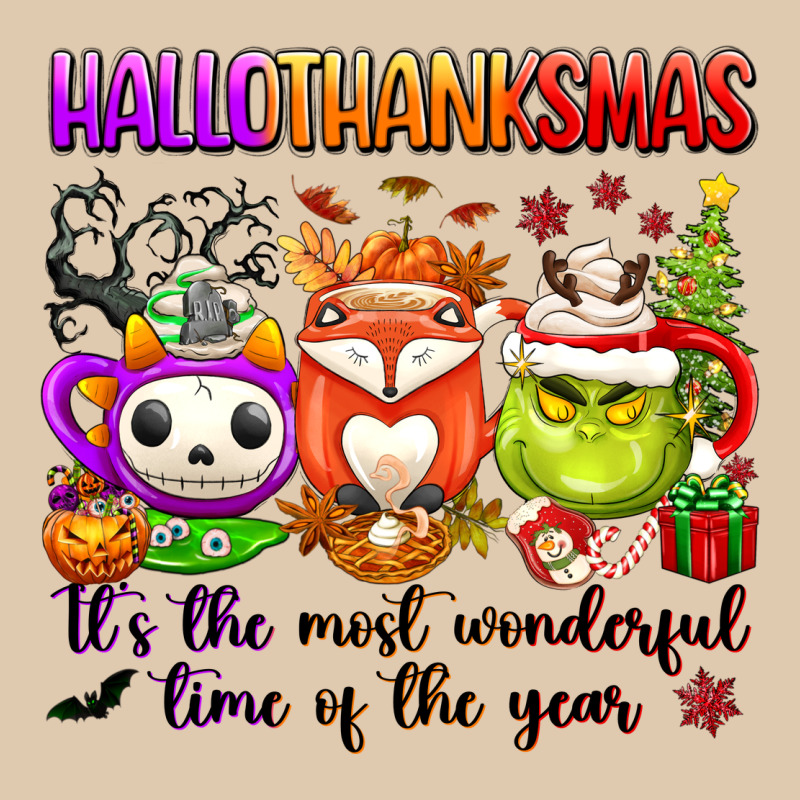 Hallothanksmas Its The Most Wonderful Time Of The Heavyweight Sweatshirt by texasbilliewilder | Teevron