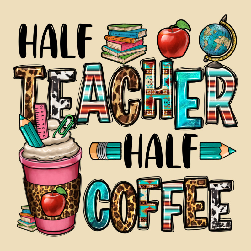 Half Teacher Half Coffee Premium Hoodie by OliviaCreatesArt | Teevron