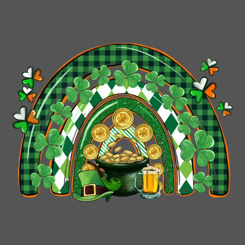 St. Patrick's Rainbow Zipper Hoodie by CowGirlArtShop | Teevron