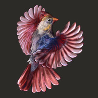 Flying Northern Cardinal Bird Heavy Core Tee | Teevron