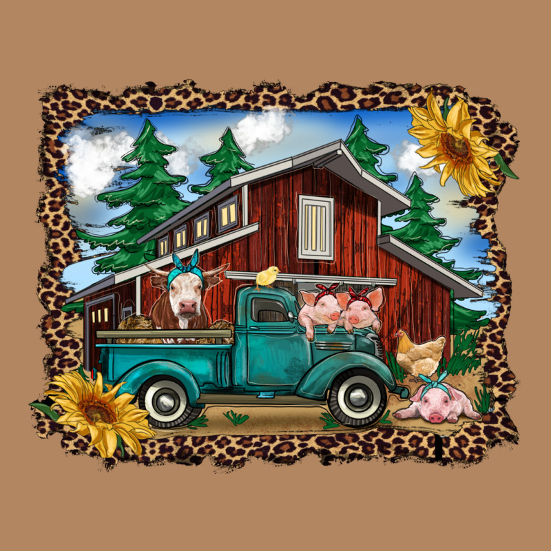 Western Barn With Farm Animals Long Sleeve Tee by RanaPortraitStore | Teevron