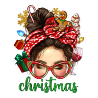 Christmas Messy Bun With Gingerbread Man | Teevron